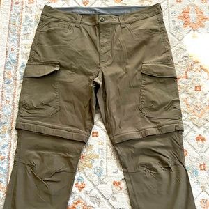 Eddie Bauer Convertible Pants Mens 36X30
Cargo Pocket Stretch Nylon Hiking Short